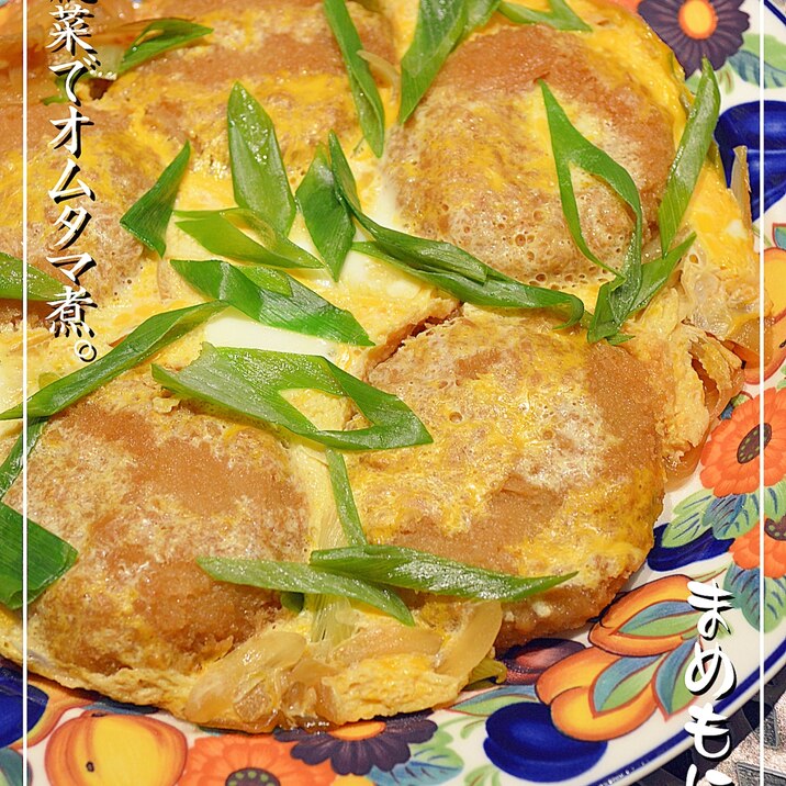 お総菜リメイク！Wねぎの☆オムたま煮